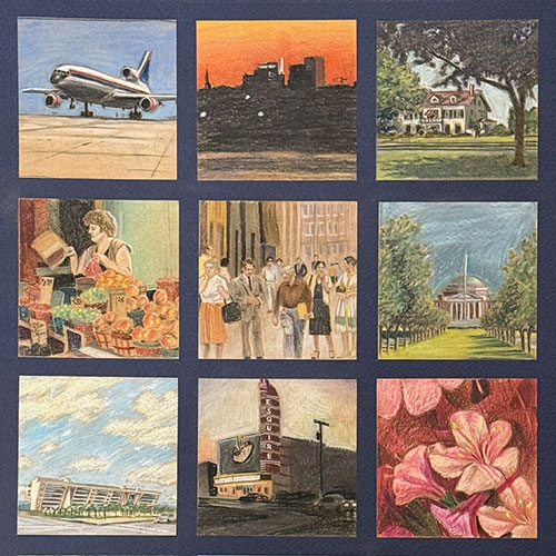 Rick Herman Design: Illustration - image of Newspaper - Colored Pencil