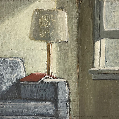 Image of Study - Acrylic on Cardboard