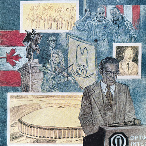 Rick Herman Design: Illustration - image of Magazine - Cover - Mixed Media