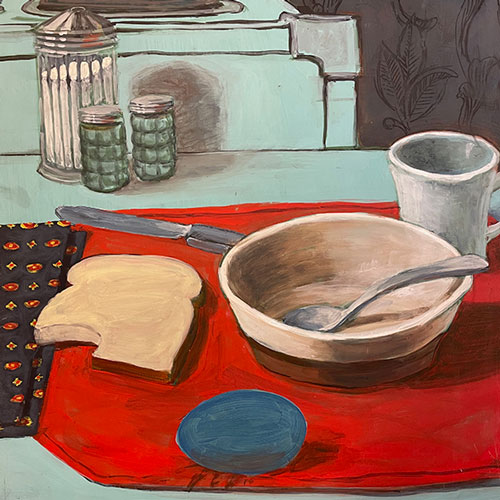 Image of Acrylic on Masonite